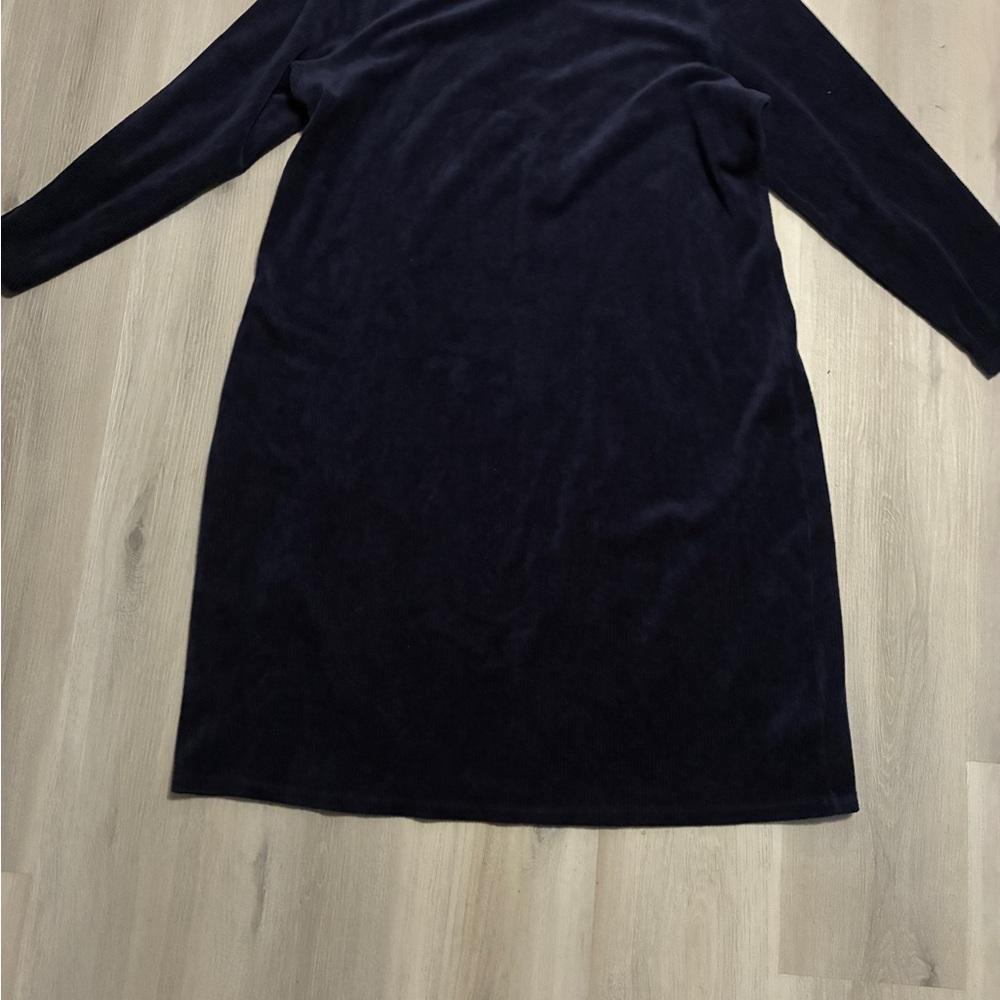 Elegant Navy Blue Women's Dress